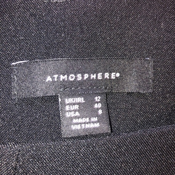Atmosphere sleeveless Office Dress size 8 black - Picture 7 of 9